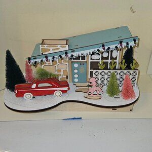 World Market Mid Century Modern Home with Lights